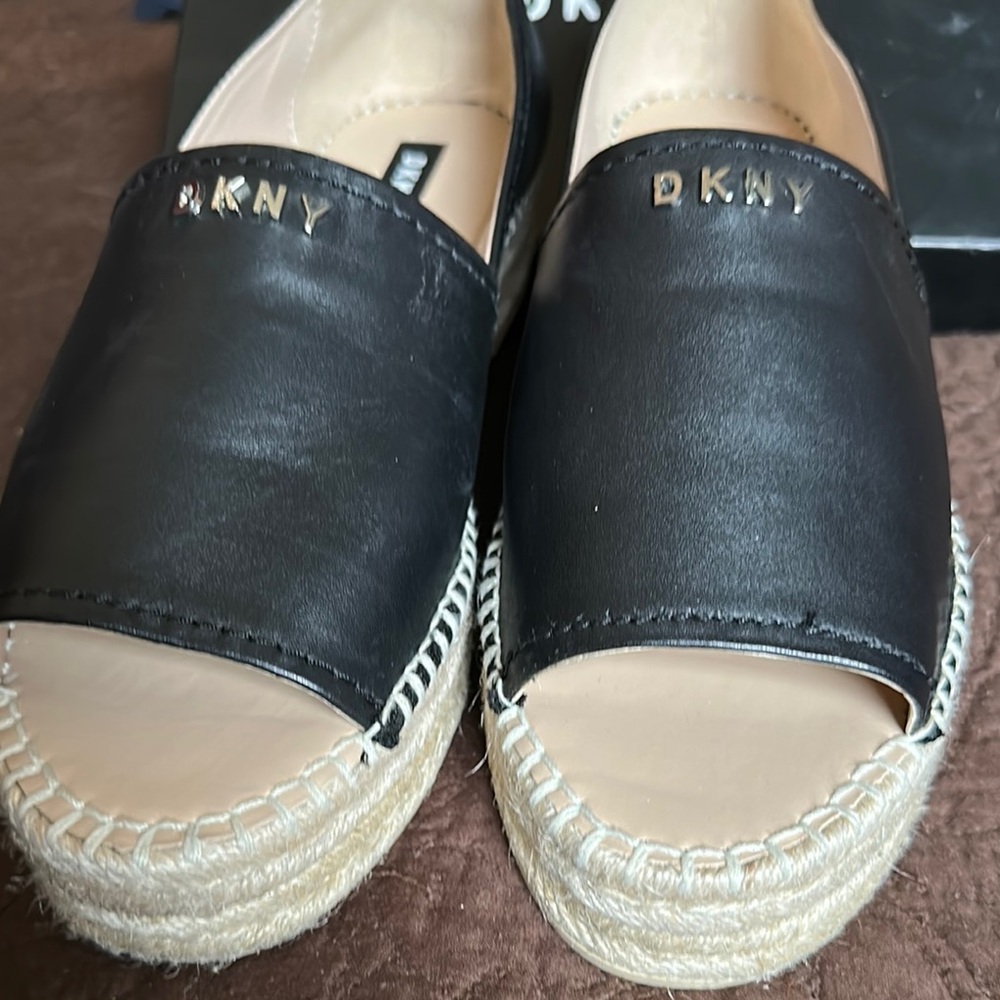 DKNY Black Espadrille Flats - Picture 5 of 5